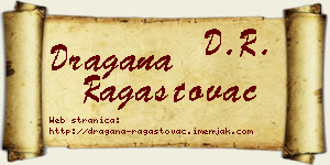 Dragana Ragastovac vizit kartica